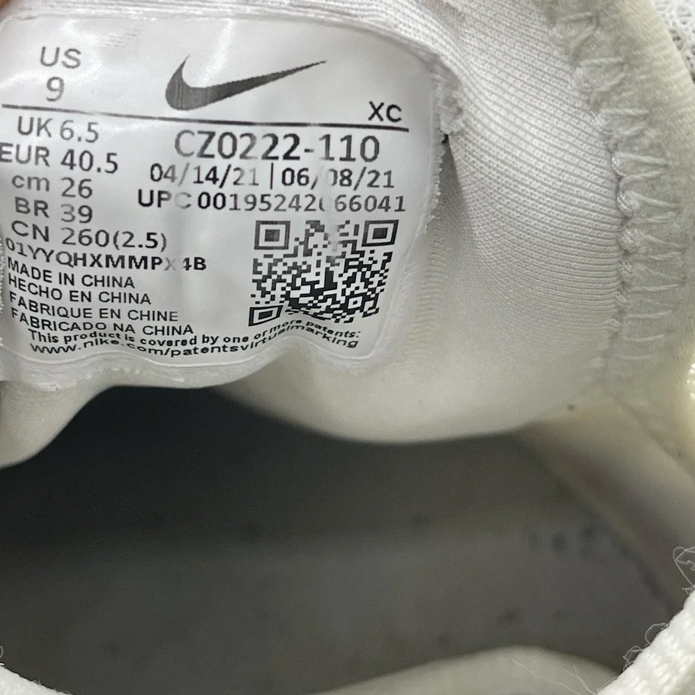 Nike CZ0222-110 Court Air Zoom Vapor Pro Womens‎ 9 Tennis Pickleball Court Shoes